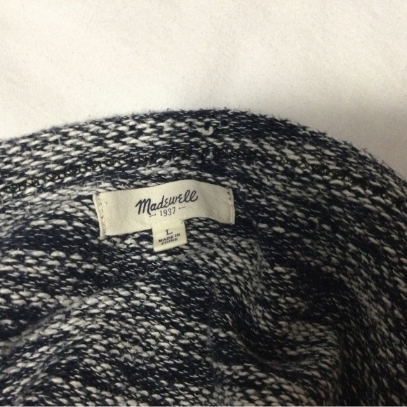 MADEWELL Knit Textured Sweater Dress Size L - Picture 6 of 7